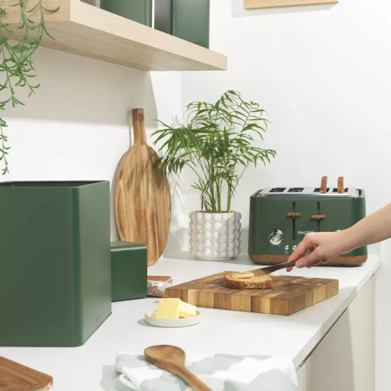 Salter BW12900G Toronto 4-Piece Countertop Set, Green