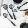 Salter BW13601DU Excellence 5-częściowy zestaw przyborów kuchennych z obrotowym stojakiem, czarno-srebrny