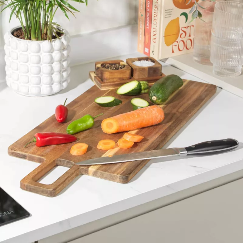 Salter BW13693EU7 Toronto Serving Board 60 x 25 cm, Acacia Wood
