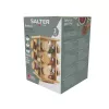 Salter BW14238 Bamboo Rotating Spice Rack z 16 szklanymi słoikami