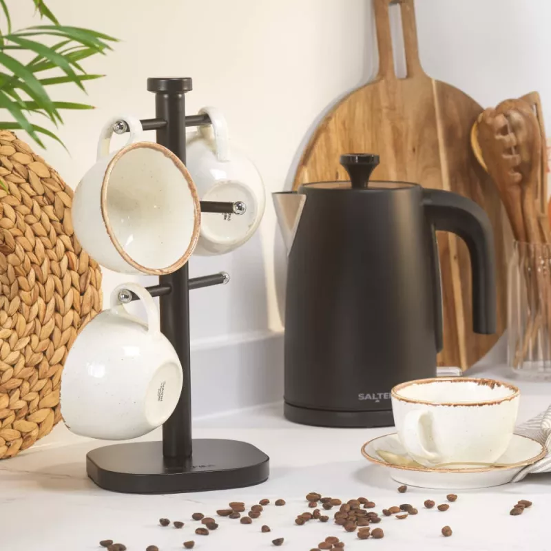 Salter BW14446 Kuro Mug Tree, Czarny