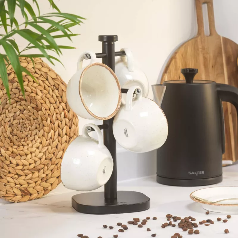 Salter BW14446 Kuro Mug Tree, Czarny