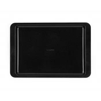 Salter BW14526 Expert Baking Tray - Carbon Steel Non-Stick Rectangular Baking Sheet, 220°C Oven Safe, Charcoal