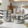 Zestaw patelni Salter BW14629 Expert 5-częściowy - kute aluminium, nieprzywierająca, kompatybilna z indukcją, czarny
