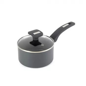 Salter BW14718 Alto 16cm Rondel - Kute aluminium, powłoka nieprzywierająca bez PFOA, kompatybilny z indukcją, czarny