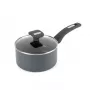 Salter BW14719 Alto 18cm Rondel z Pokrywką, Kute Aluminium, Nieprzywierająca, Czarny