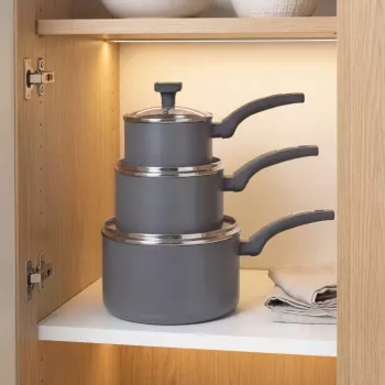 Rondel Salter BW14720 Alto 20 cm – kute aluminium, nieprzywierająca, indukcyjna, czarny