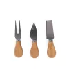 Salter BW14826 Toronto Cheese Board Set, Acacia Wood, 3 Knives