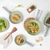 Salter Earth 28cm Fry Pan Green - Forged Aluminium Non-Stick Induction Compatible