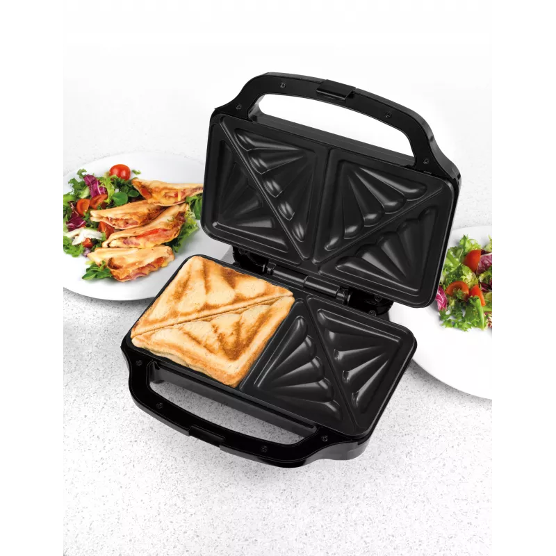 Salter EK2017TFVDE Opiekacz do kanapek Deep Fill 900W Czarny/Srebrny
