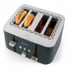 Salter EK5565BGRYFVDE Marino 4-Slice Toaster - Grey Stainless Steel