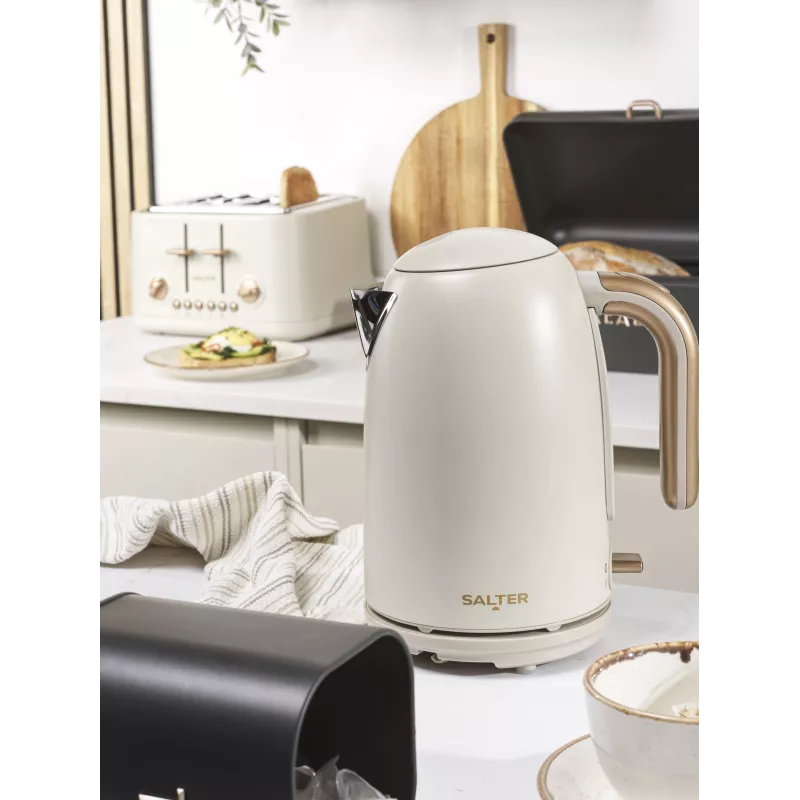 Salter EK6085OBVDE Pebble Rapid Boil Kettle 1.7L 3000W Obsidian Black