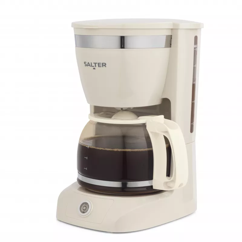 Salter EK6695CRMVDE Retro Ekspres do Kawy Filtrowanej 1.25L 900W Kremowy