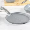 Patelnia do naleśników Salter Marblestone 25 cm - Ultra nieprzywierająca, kompatybilna z indukcją, szara