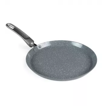 Patelnia do naleśników Salter Marblestone 25 cm - Ultra nieprzywierająca, kompatybilna z indukcją, szara