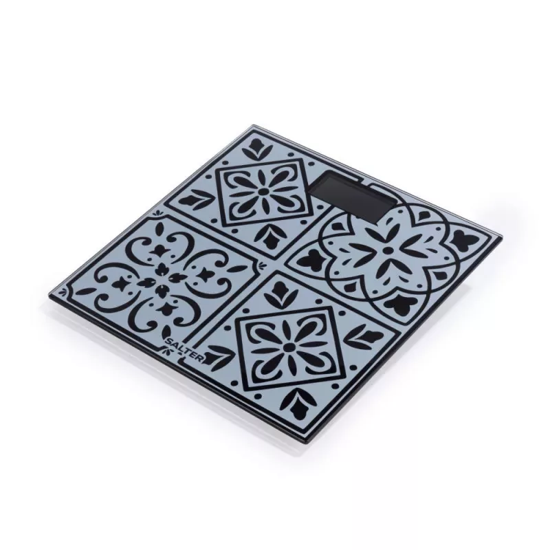 Salter SA00702TCFEU12 Tanger Tile Elektroniczna Waga Kuchenna, 5 kg / 1 g, Wielokolorowa