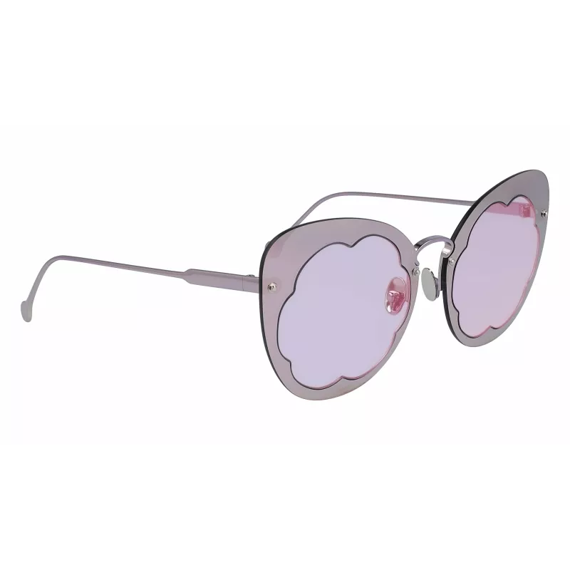 Okulary przeciwsłoneczne damskie SALVATORE FERRAGAMO SF178SMAMF537 - Oprawka acetatowa, ochrona UV400, soczewki 63 mm