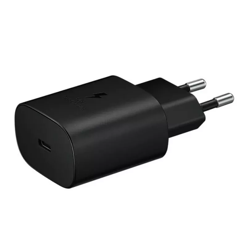 Samsung 25W USB-C Super Fast Charging Travel Adapter z kablem USB-C na USB-C - Czarny