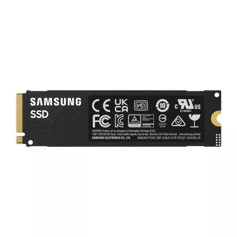 Samsung 990 EVO Plus 4TB M.2 PCIe 4.0 NVMe SSD, odczyt 7150 MB/s, zapis 6900 MB/s, 1,35 mln IOPS, czarny