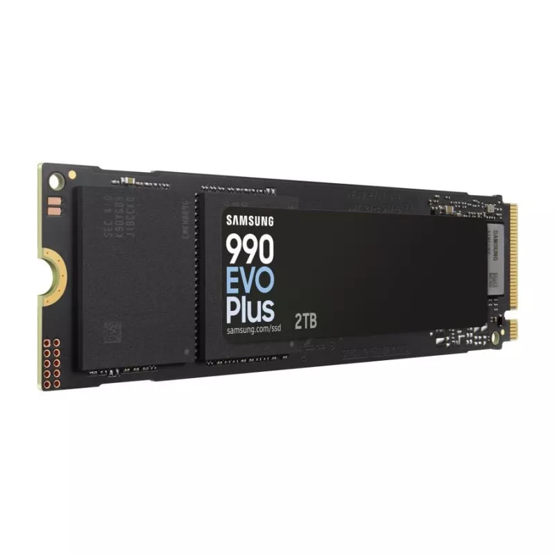 Samsung 990 EVO Plus SSD, 2 TB, M.2, PCIe 4.0, 7150 MB/s, 1350000 IOPS, Czarny