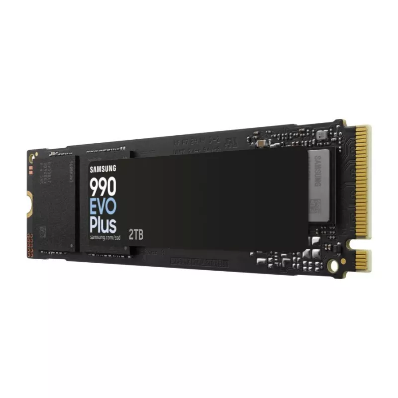 Samsung 990 EVO Plus SSD, 2 TB, M.2, PCIe 4.0, 7150 MB/s, 1350000 IOPS, Czarny
