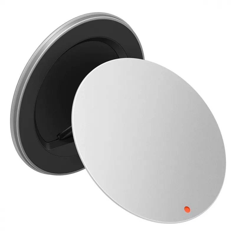 Samsung by Hochuen 360° Magnetyczna Podstawka Biurkowa do Smartfonów i Tabletów – Srebrna, Uniwersalna, Składana, Aluminiowa z Magnesami N52