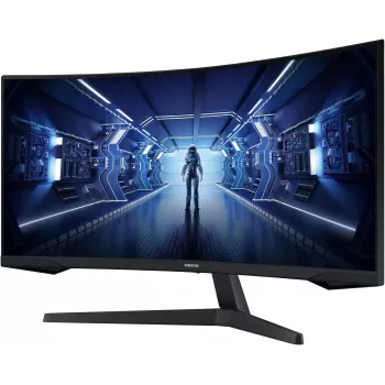 Samsung C34G55TWWP 34-calowy zakrzywiony monitor WQHD, 165Hz, 1ms, matryca VA, AMD FreeSync Premium