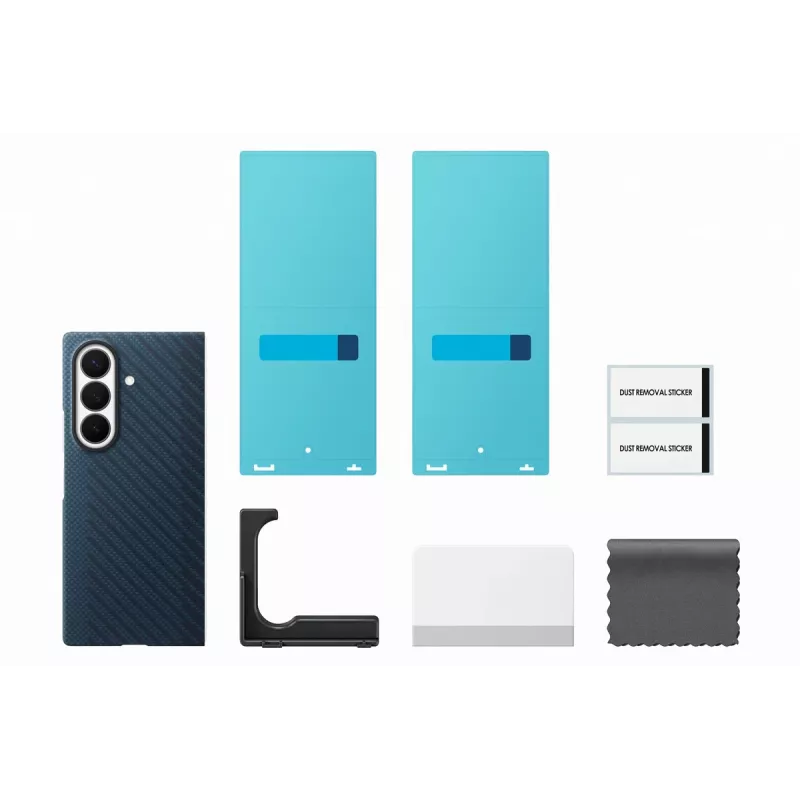 Samsung Carbon Magnet Case do Galaxy Fold 8 Ultra, Granatowy