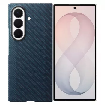 Samsung Carbon Magnet Case do Galaxy Fold 8 Ultra, Granatowy