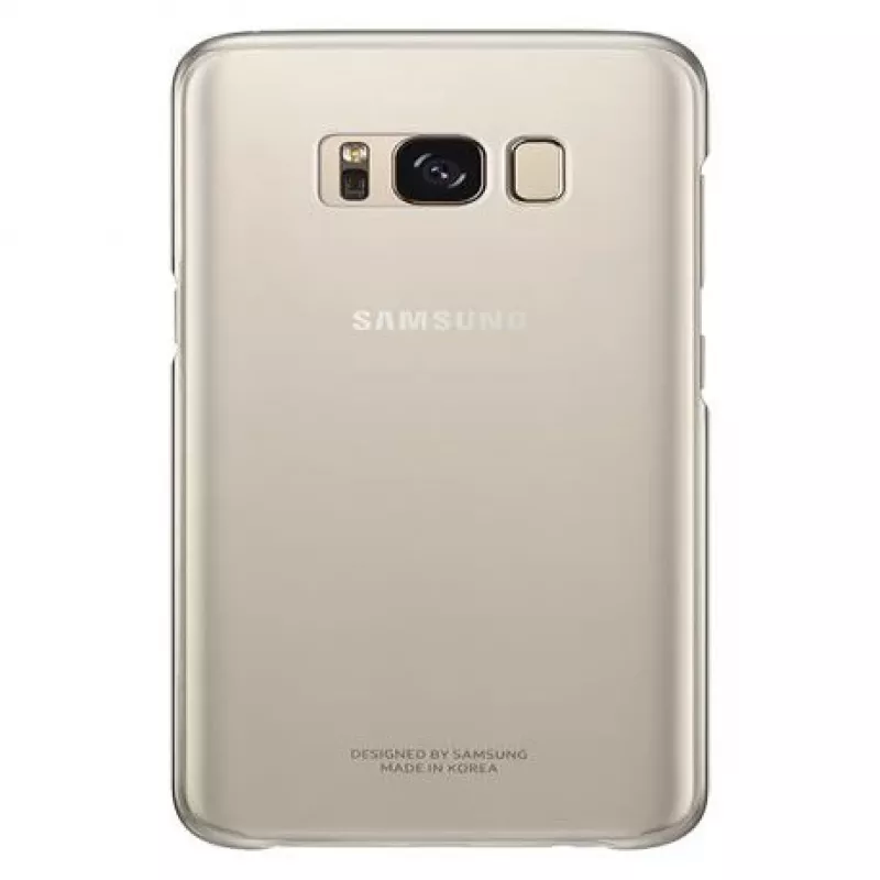 Samsung Clear Cover do Galaxy S8+ G955 Gold