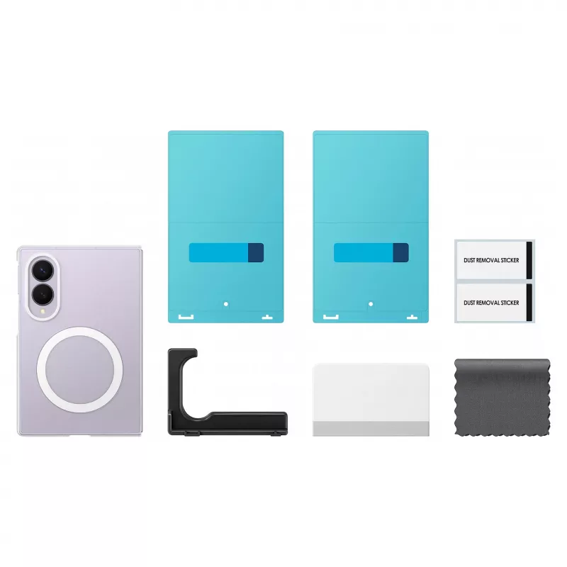 Samsung Clear Magnet Case do Galaxy Z Fold5, Transparentny