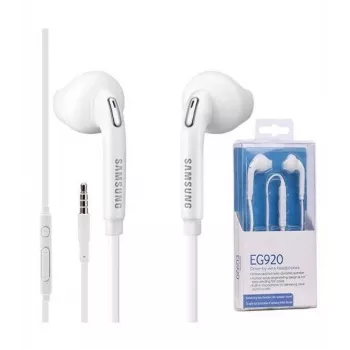 Słuchawki douszne Samsung EARPHONE EG 920 Białe z mikrofonem