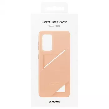 Samsung EF-OA336TPEGWW Osłonka z kieszenią na kartę do Galaxy A33 5G, Brzoskwiniowy