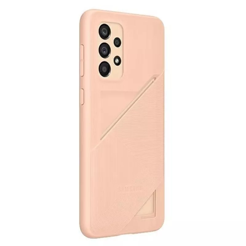 Samsung EF-OA336TPEGWW Osłonka z kieszenią na kartę do Galaxy A33 5G, Brzoskwiniowy