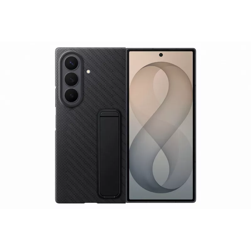 Samsung EF-XF976SBEGWW Carbon Standing Case do Galaxy Z Fold8 Ultra - Czarny, Uchwyt na S Pen, Podpórka