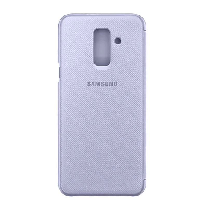 Samsung Galaxy A6+ (2018) Wallet Cover Purple
