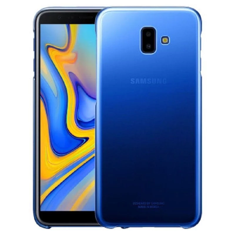Samsung Galaxy J6 Plus Gradation Cover EF-AJ610CLEGWW Niebieski