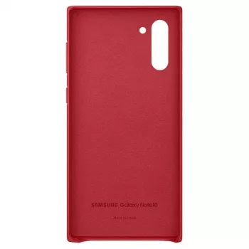 Samsung Galaxy Note 10 Leather Cover Case Red