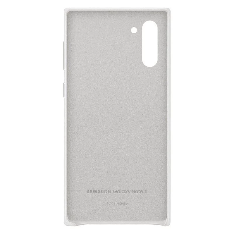 Samsung Galaxy Note10 Leather Cover Case White