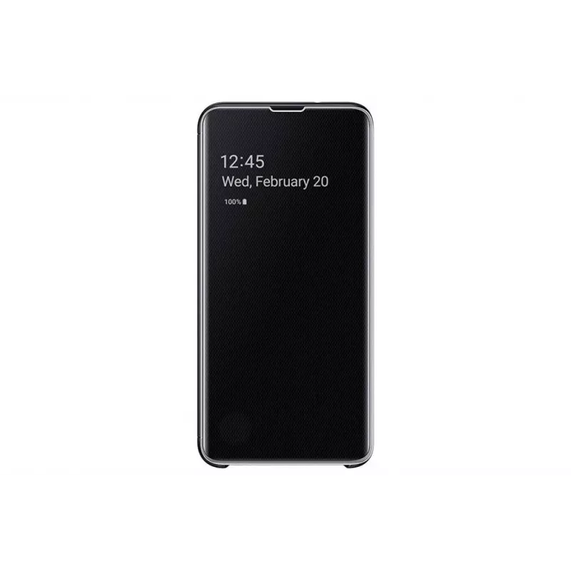 Samsung Galaxy S10+ Clear View Cover EF-ZG975CBEGW Czarny