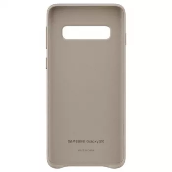 Samsung Galaxy S10 Skórzane etui EF-VG973LJEGWW Szary