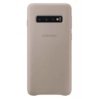 Samsung Galaxy S10 Skórzane etui EF-VG973LJEGWW Szary