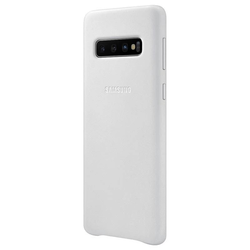 Samsung Galaxy S10 Skórzane etui Biały