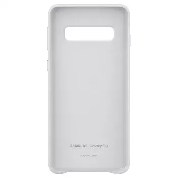 Samsung Galaxy S10 Skórzane etui Biały
