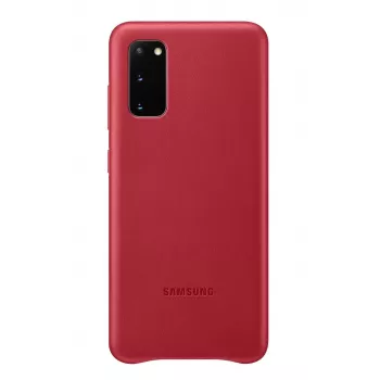 Etui Samsung Galaxy S20 Skórzane Czerwone
