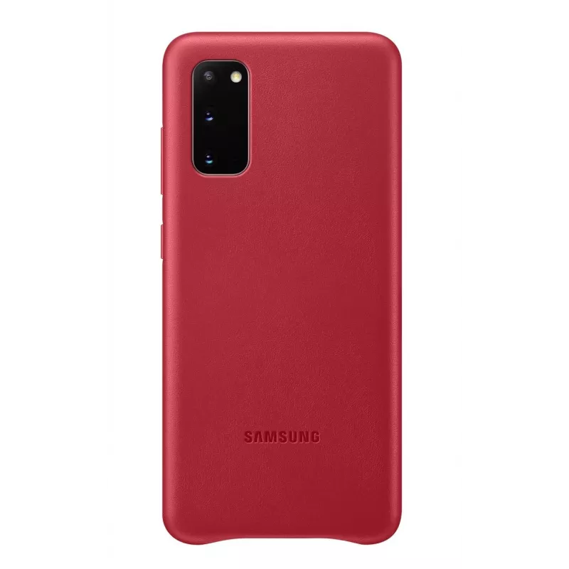 Etui Samsung Galaxy S20 Skórzane Czerwone