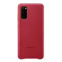 Etui Samsung Galaxy S20 Skórzane Czerwone