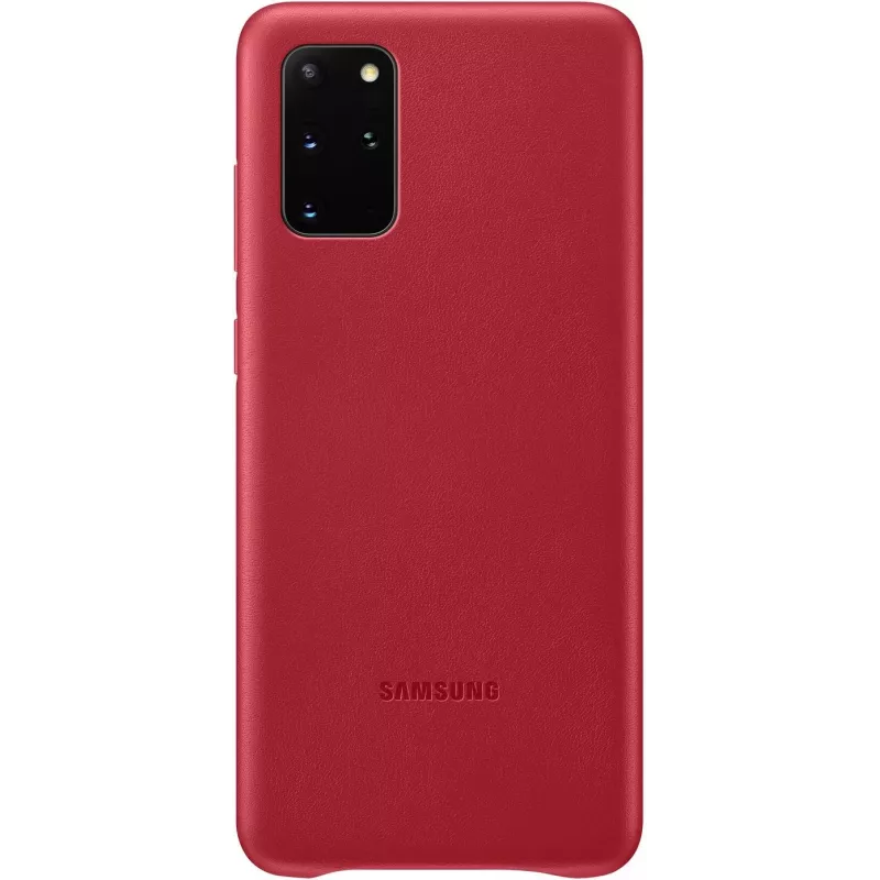 Samsung Galaxy S20 Plus Leather Cover Red