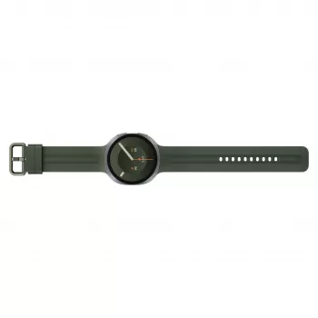 Samsung Galaxy Watch9 LTE 44 mm Silver Smartwatch z oliwkowym paskiem sportowym M/L