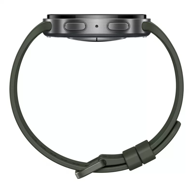 Samsung Galaxy Watch9 LTE 44 mm Silver Smartwatch z oliwkowym paskiem sportowym M/L